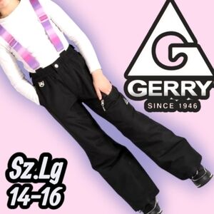 Gerry Black Wind & Water Resistant Snow Pants Sz.14-16